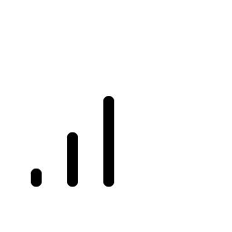 cell signal medium light icon