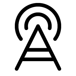 cell tower light icon