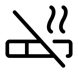 cigarette slash light icon