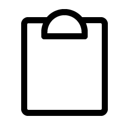 clipboard light icon