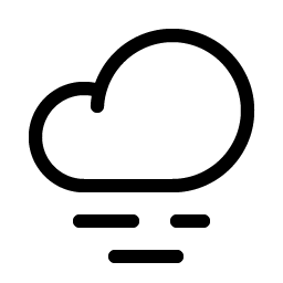 cloud fog light icon