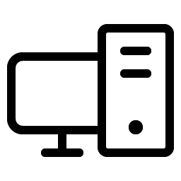 desktop tower light icon