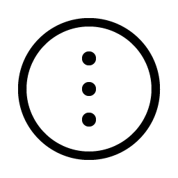 dots three circle vertical light icon