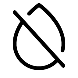 drop slash light icon