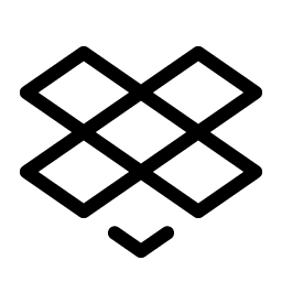 dropbox logo light icon