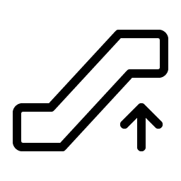 escalator up light icon