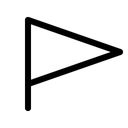 flag pennant light icon