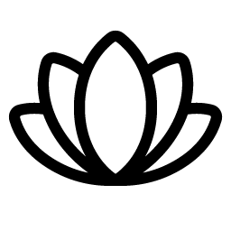 flower lotus light icon