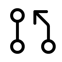 git pull request light icon