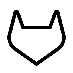 gitlab logo simple light icon