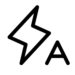 lightning a light icon