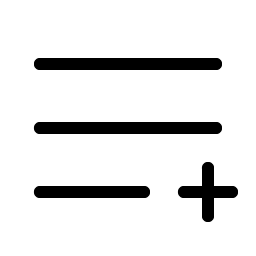 list plus light icon