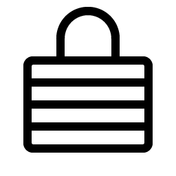 lock laminated light icon