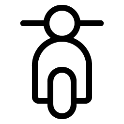moped front light icon