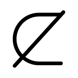 not subset of light icon