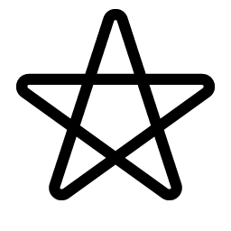 pentagram light icon