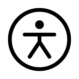 person simple circle light icon