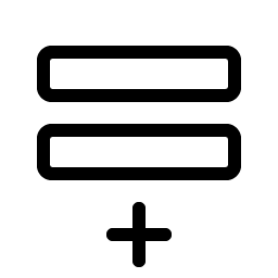 rows plus bottom light icon