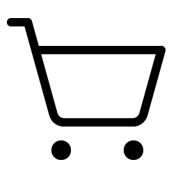 shopping cart simple light icon