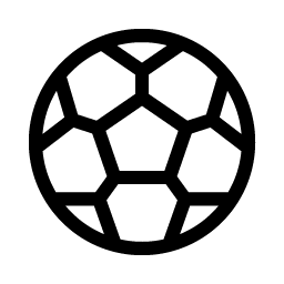 soccer ball light icon