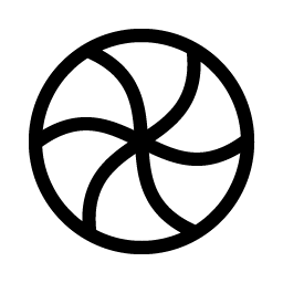 spinner ball light icon