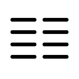 text columns light icon