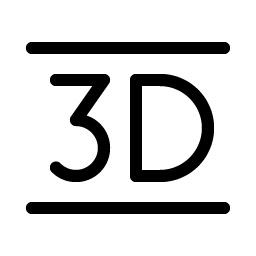 three d light icon