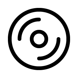 vinyl record light icon