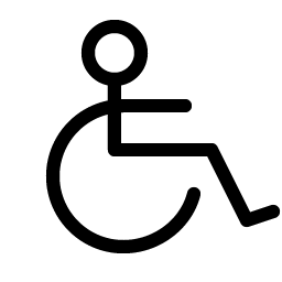 wheelchair light icon