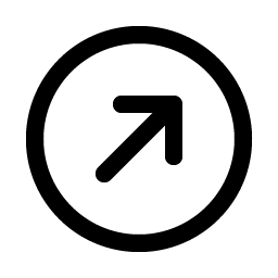 arrow circle up right icon