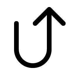 arrow u right up icon