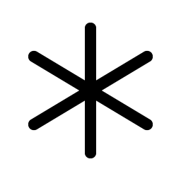 asterisk icon