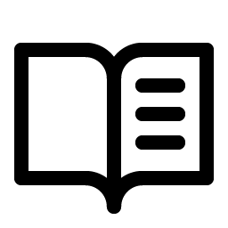 book open text icon