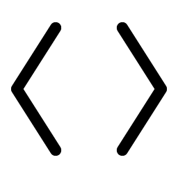 brackets angle icon