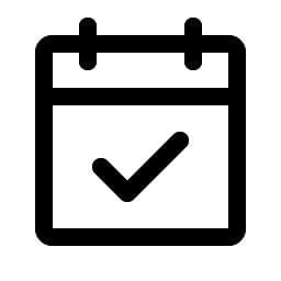 calendar check icon