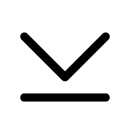 caret line down icon