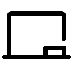 chalkboard simple icon