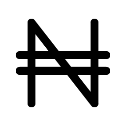 currency ngn icon