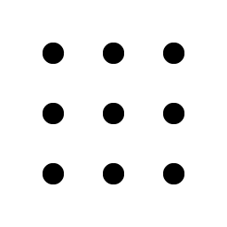 dots nine icon