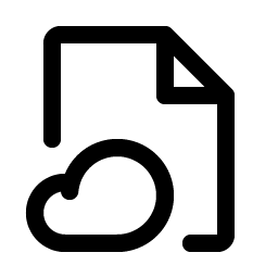 file cloud icon
