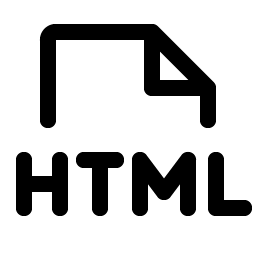 file html icon