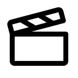 film slate icon