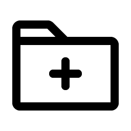 folder plus icon