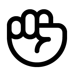 hand fist icon