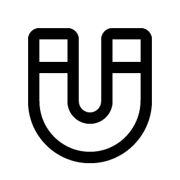 magnet straight icon