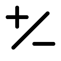 plus minus icon