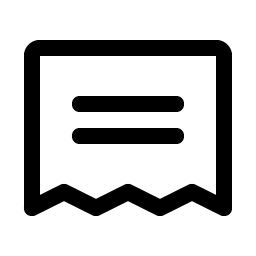 receipt icon
