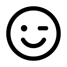 smiley wink icon