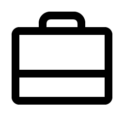 suitcase simple icon