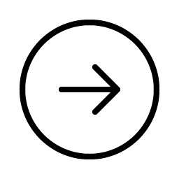 arrow circle right thin icon